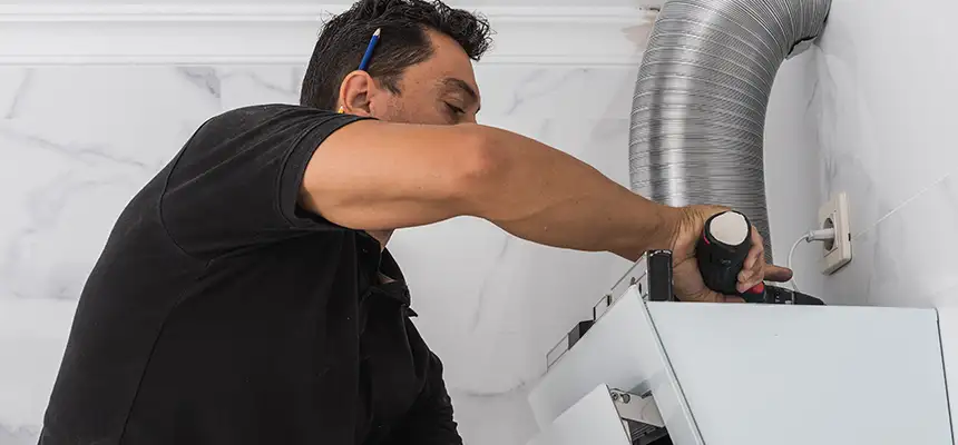 Precision In-wall Dryer Vent Cleaning & Rerouting Corrections in Mission, TX